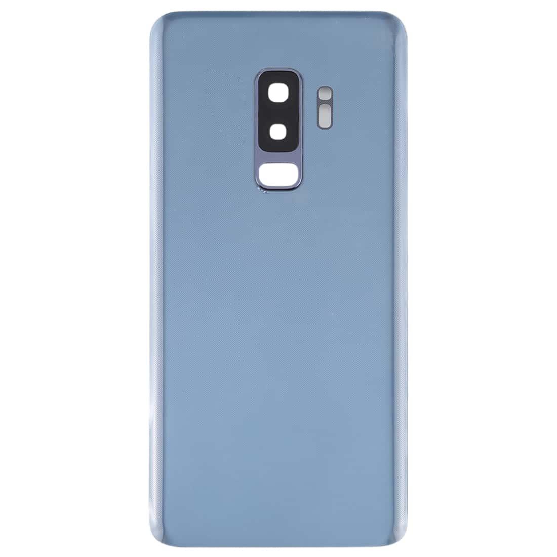 Back Glass Panel for Samsung Galaxy S9 Plus Blue with Camera Lens