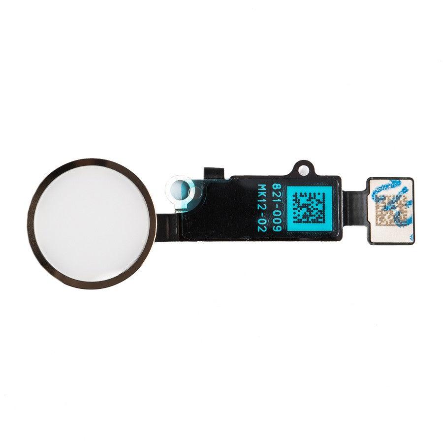 Main Menu Home Button Flex Fingerprint Sensor Replacement Flex Cable for  iPhone Plus White