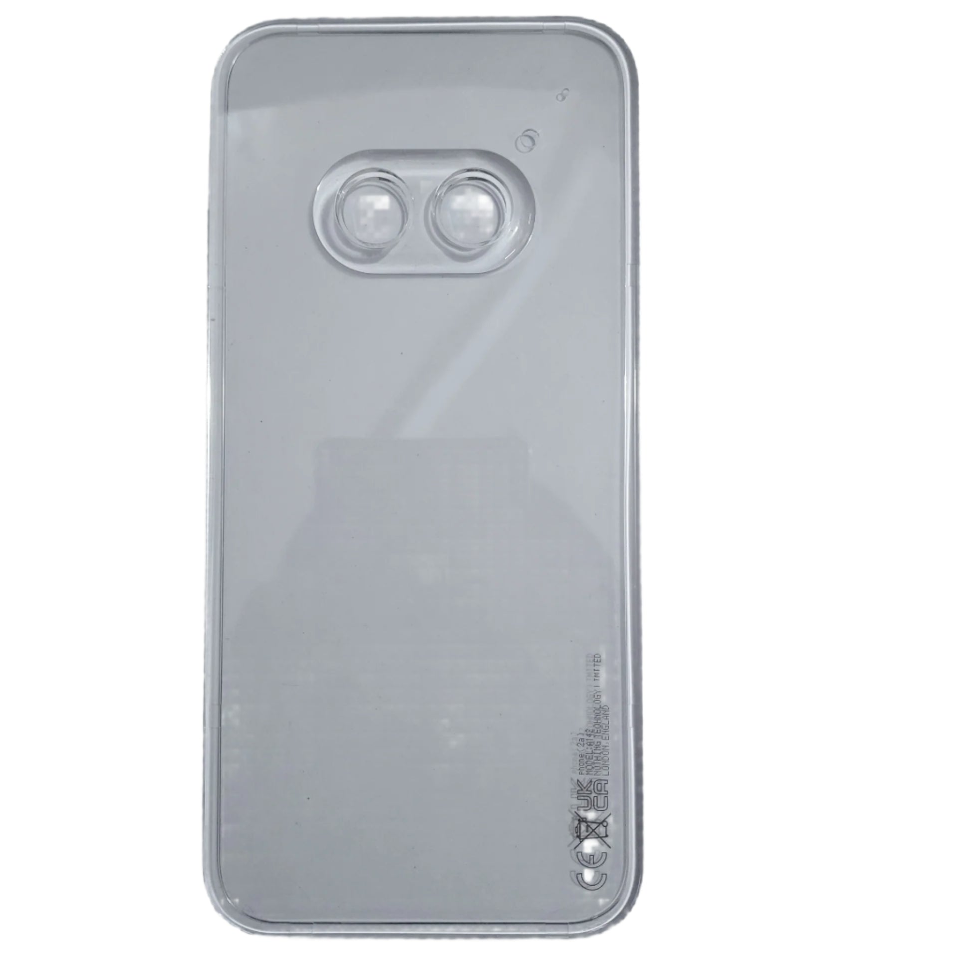 White Back Glass Panel Cover For Nothing Phone 2A (Free Case Cover)