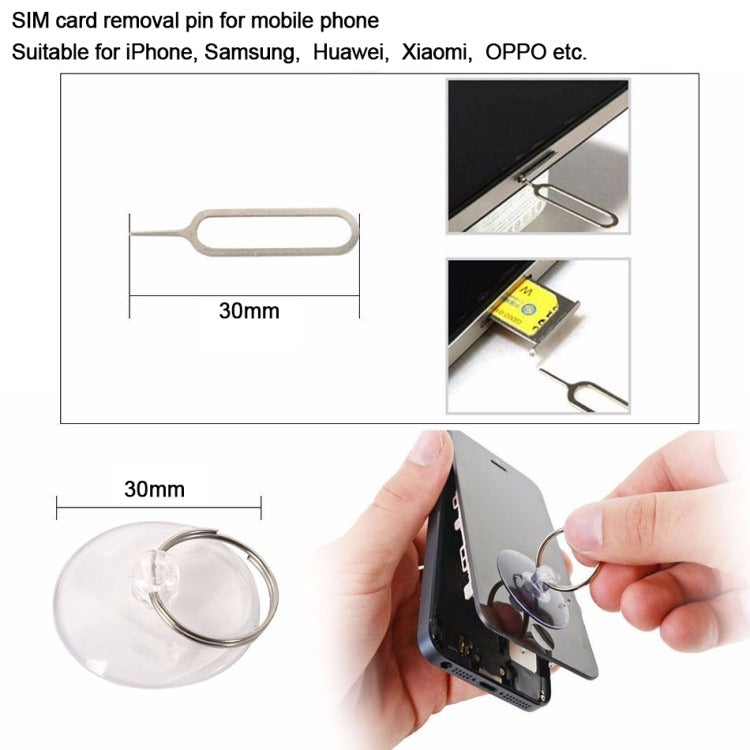 Mini Phone And Laptop Opening Tools  Kit10 in 1 Repair Kits (4 x Screwdriver + 2 x Teardown Rods + 1 x Chuck + 2 x Triangle on Thick Slices + Eject Pin)