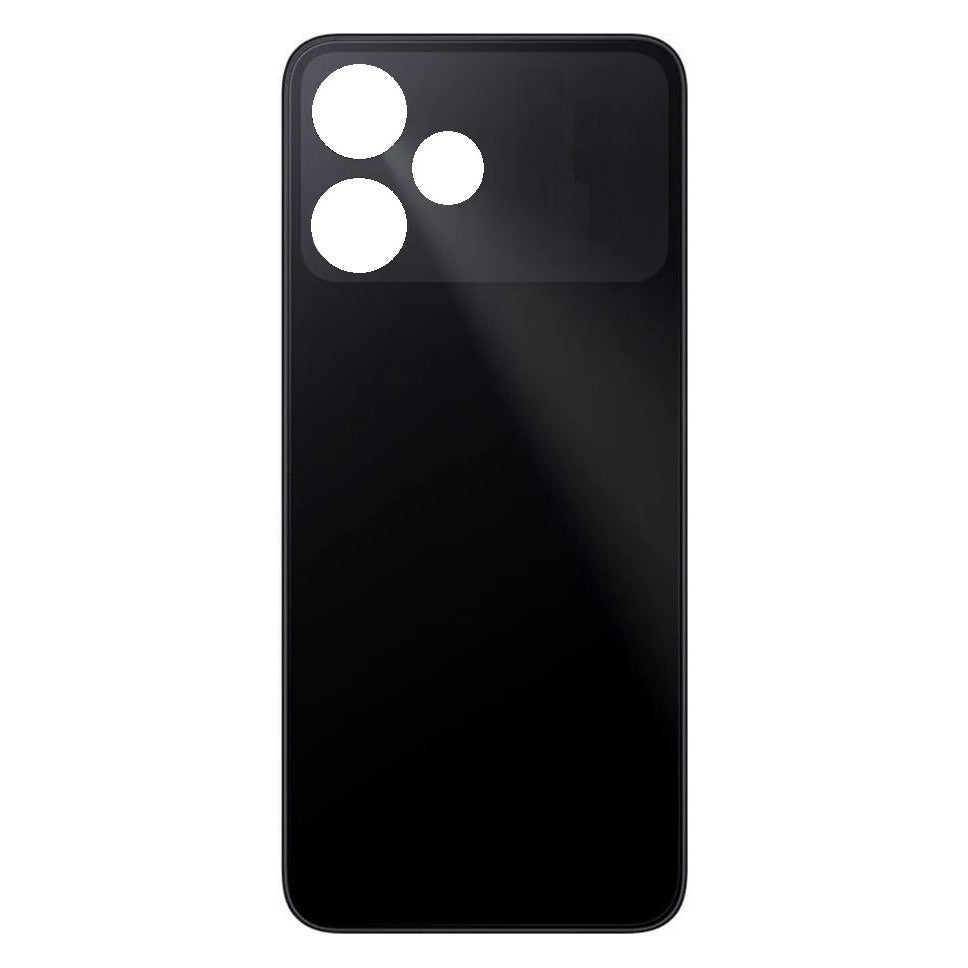 Back Glass Panel For Poco M6 Pro 5G Black