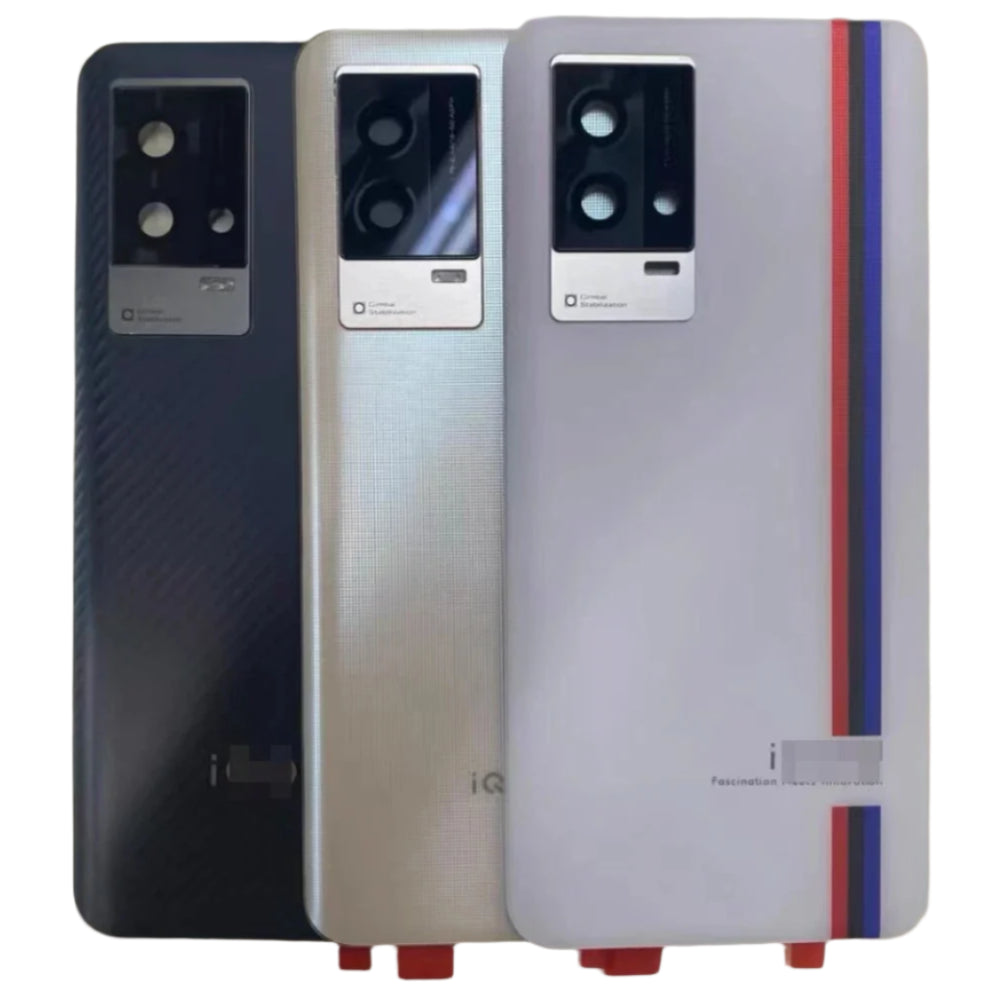 Back Glass Panel for IQOO 8 5G with Camera Lens