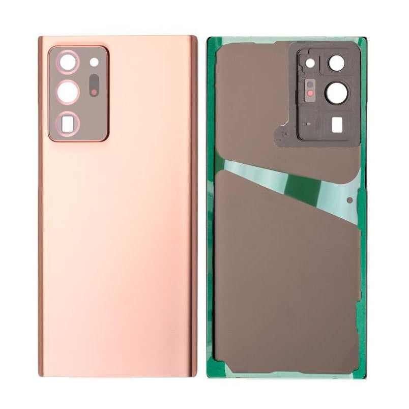 Back Glass Panel for Samsung Galaxy Note 20 Ultra Mystic Bronze FIITING with Camera Lens Module and Self Adhesive Tape