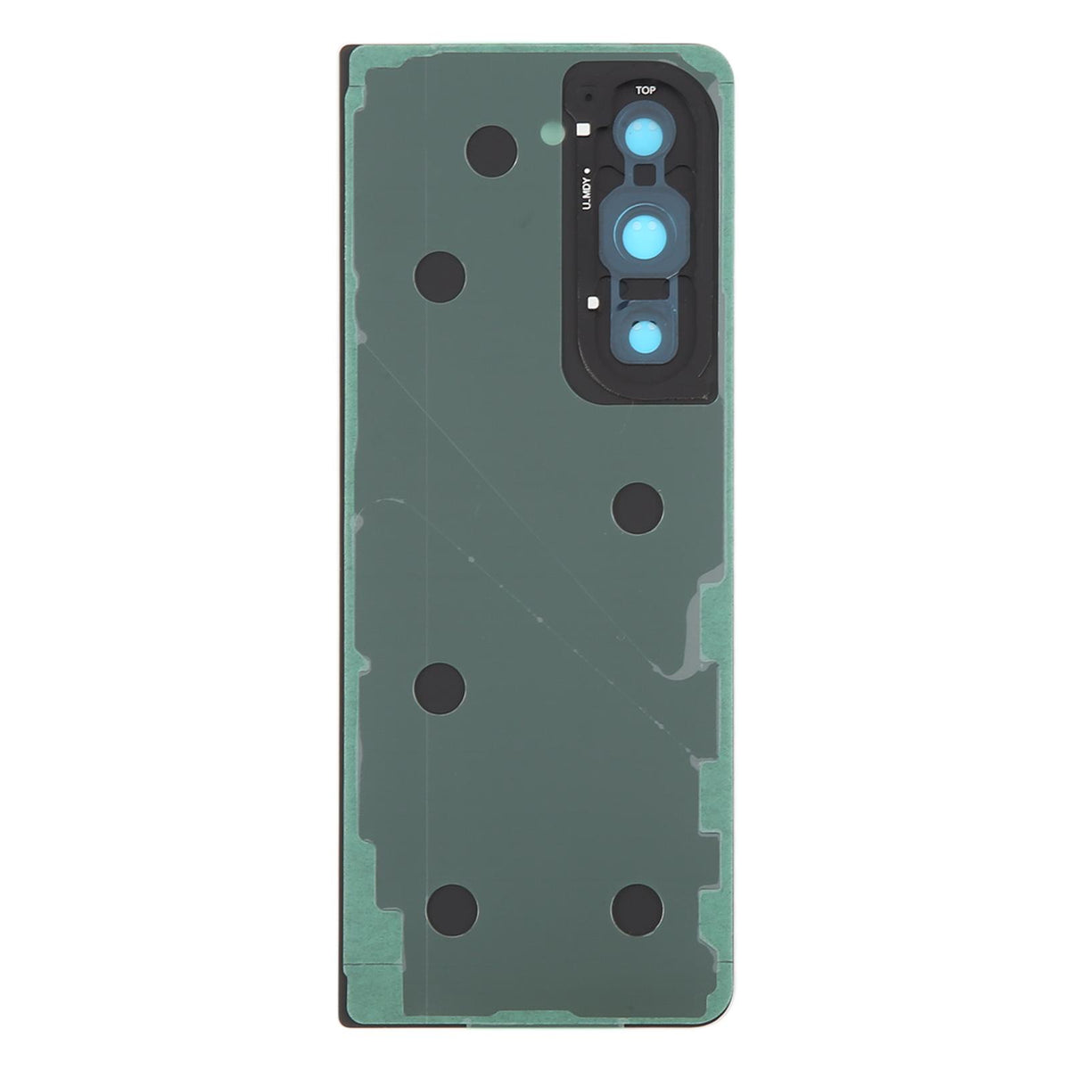 Back Glass Panel for Samsung Galaxy Z Fold 5 5G Black with Camera Lens