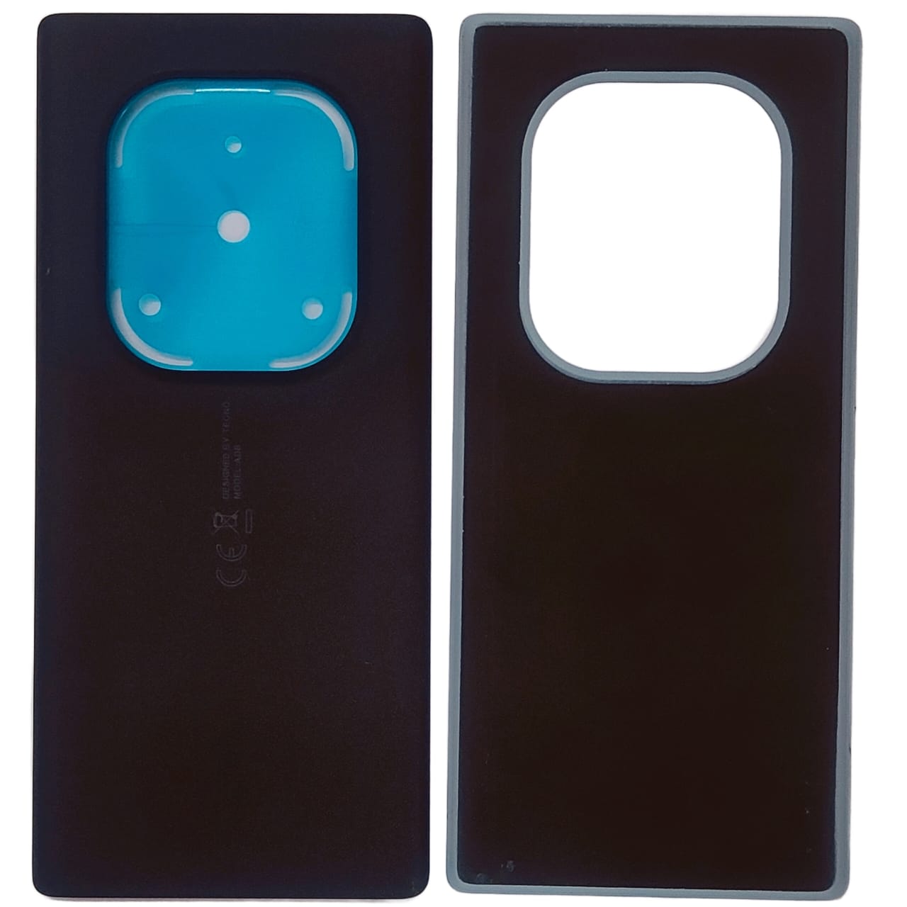 Back Glass Panel for Tecno Phantom X2 Black - EGFix