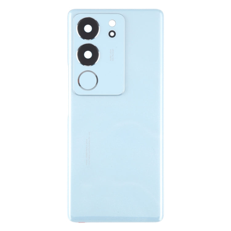 Back Glass Panel for Vivo V29 Pro Blue with Camera Lens