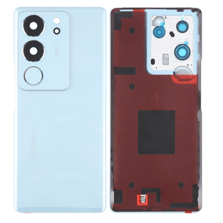Back Glass Panel for Vivo V29 Pro Blue with Camera Lens