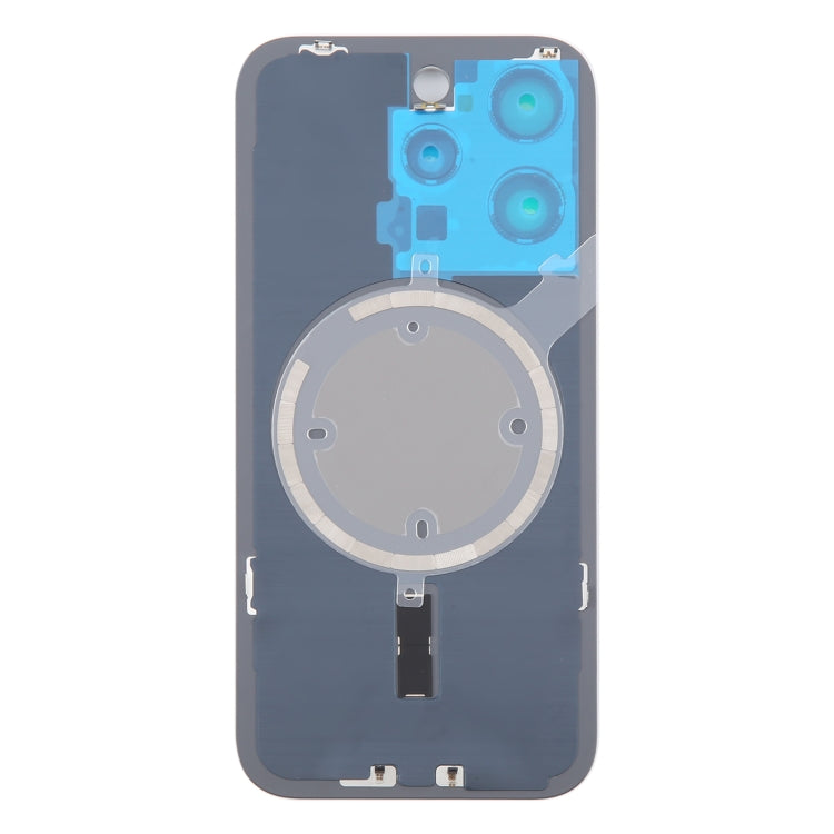Back Glass Panel for for Apple iPhone 16 Pro Max Black with Camera Lens
