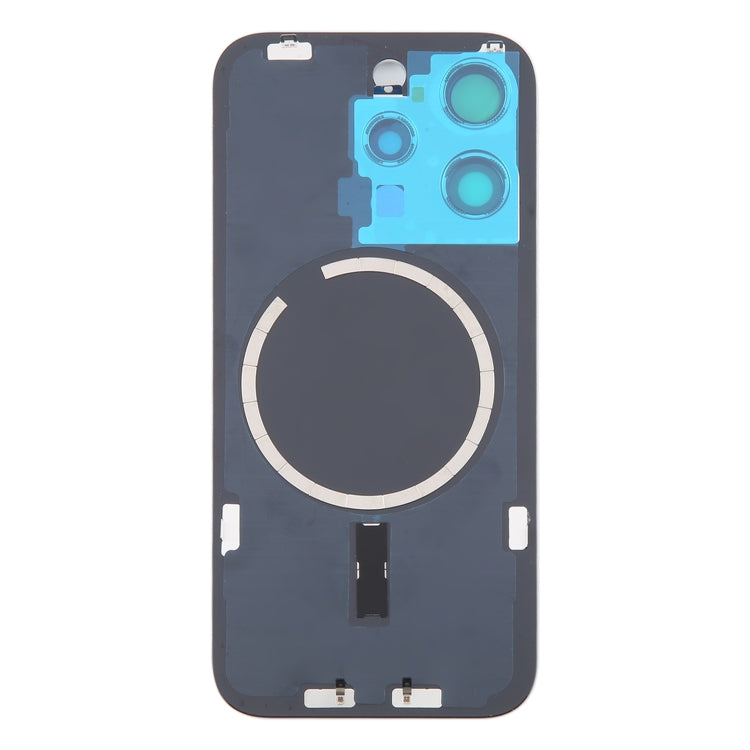 Back Glass Panel for for Apple iPhone 16 Pro Max Silver with Camera Lens
