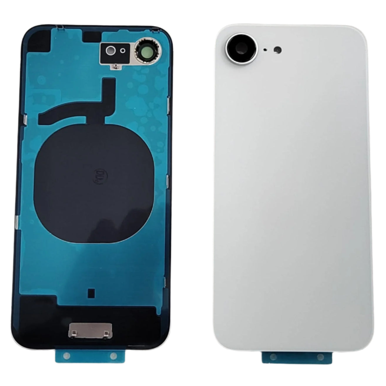 Back Glass Panel for for Apple iPhone 16e White with Camera Lens
