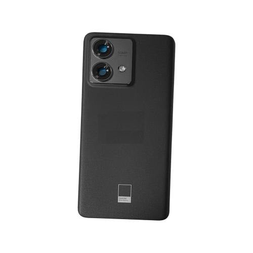 Back Panel for Motorola Edge 40 Neo Black with Camera Lens