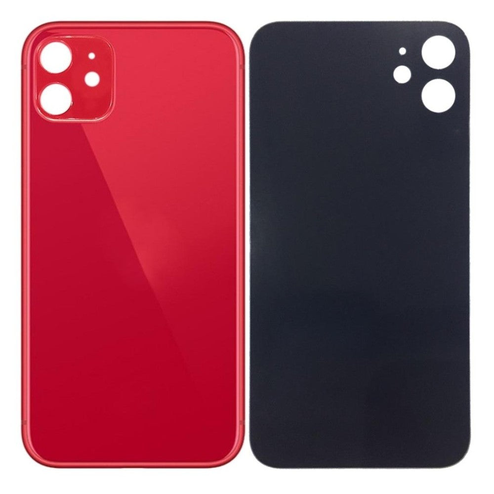 Back Glass Panel for Apple iPhone 11 Red - EGFix