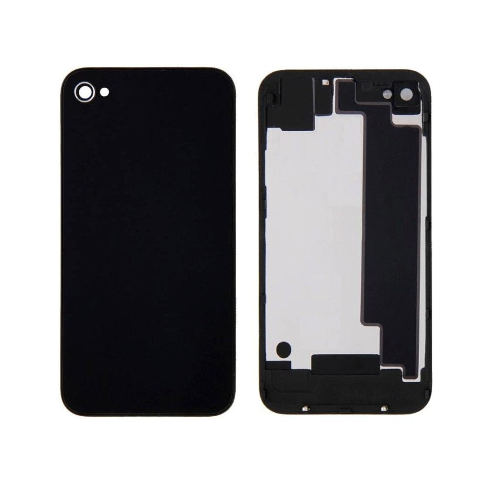 Back Glass Panel for Apple iPhone 4 Black - EGFix