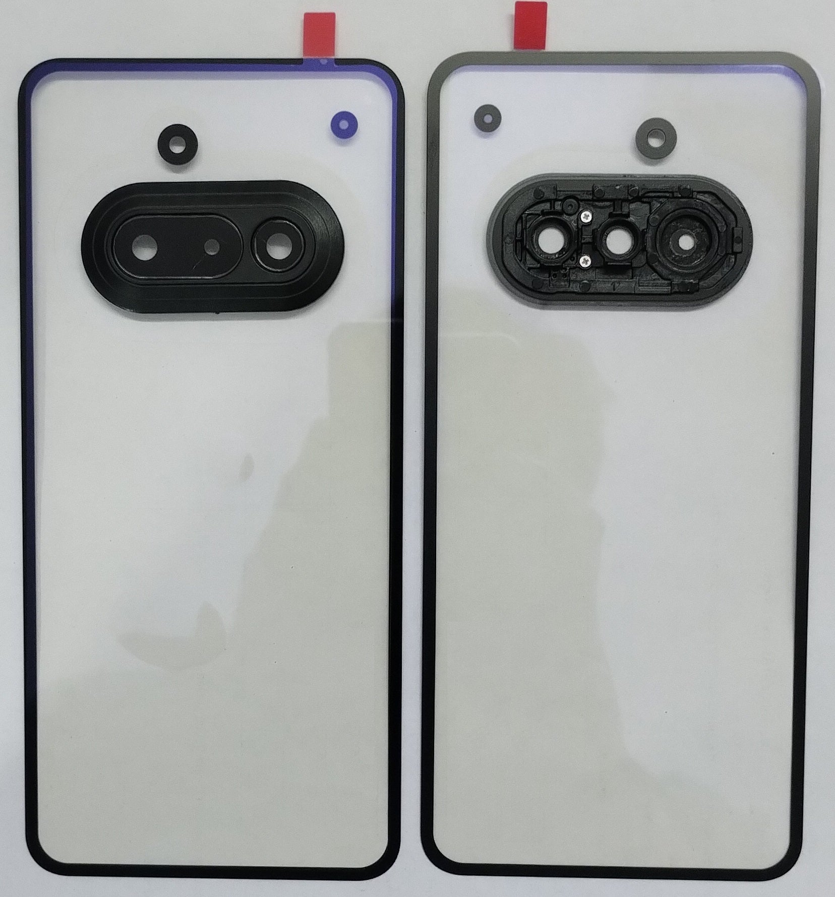Back Glass Panel for Nothing Phone 3A Black with Camera Lens