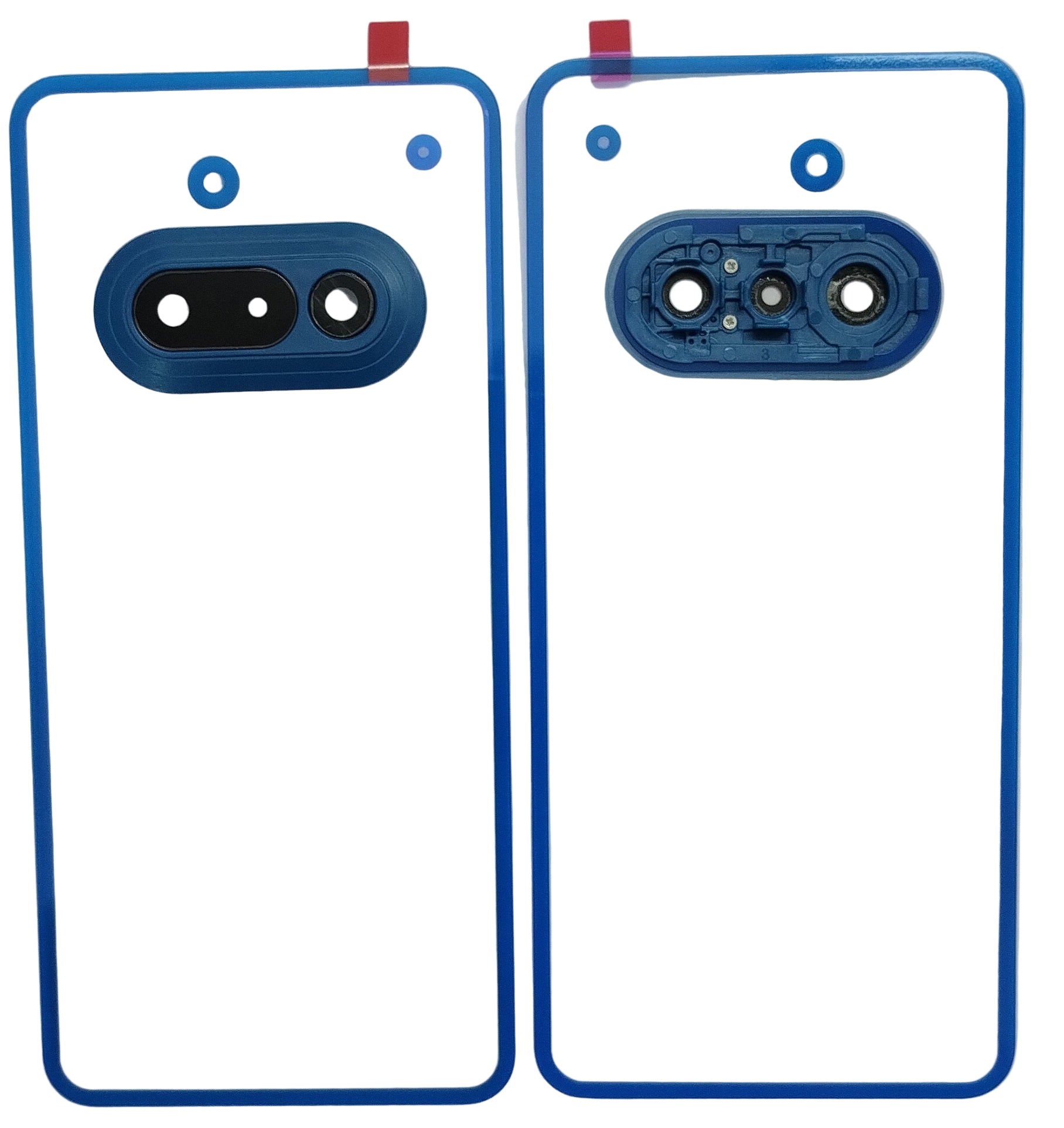 Back Glass Panel for Nothing Phone 3A Blue with Camera Lens