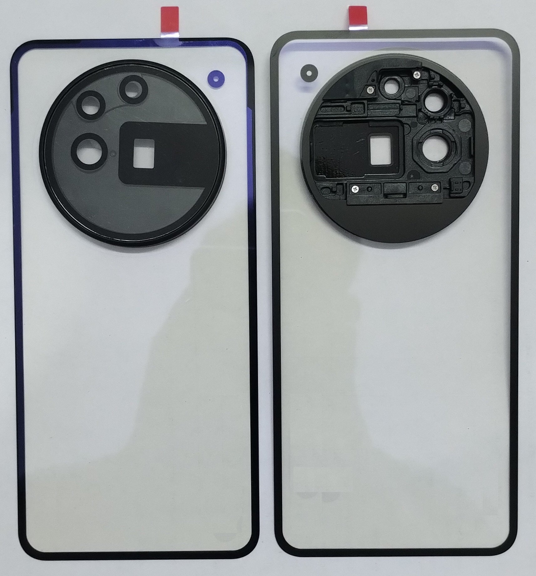 Back Glass Panel for Nothing Phone 3A Pro Black with Camera Lens