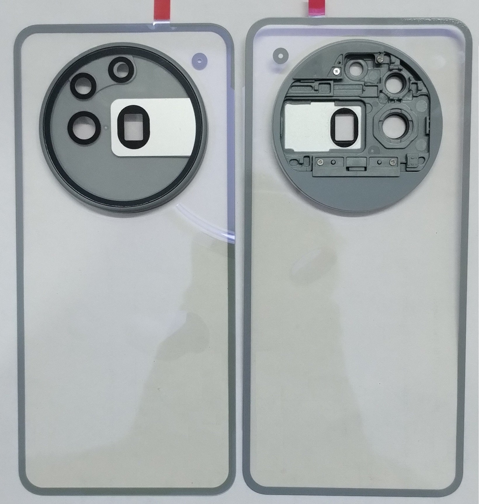 Back Glass Panel for Nothing Phone 3A Pro Grey with Camera Lens