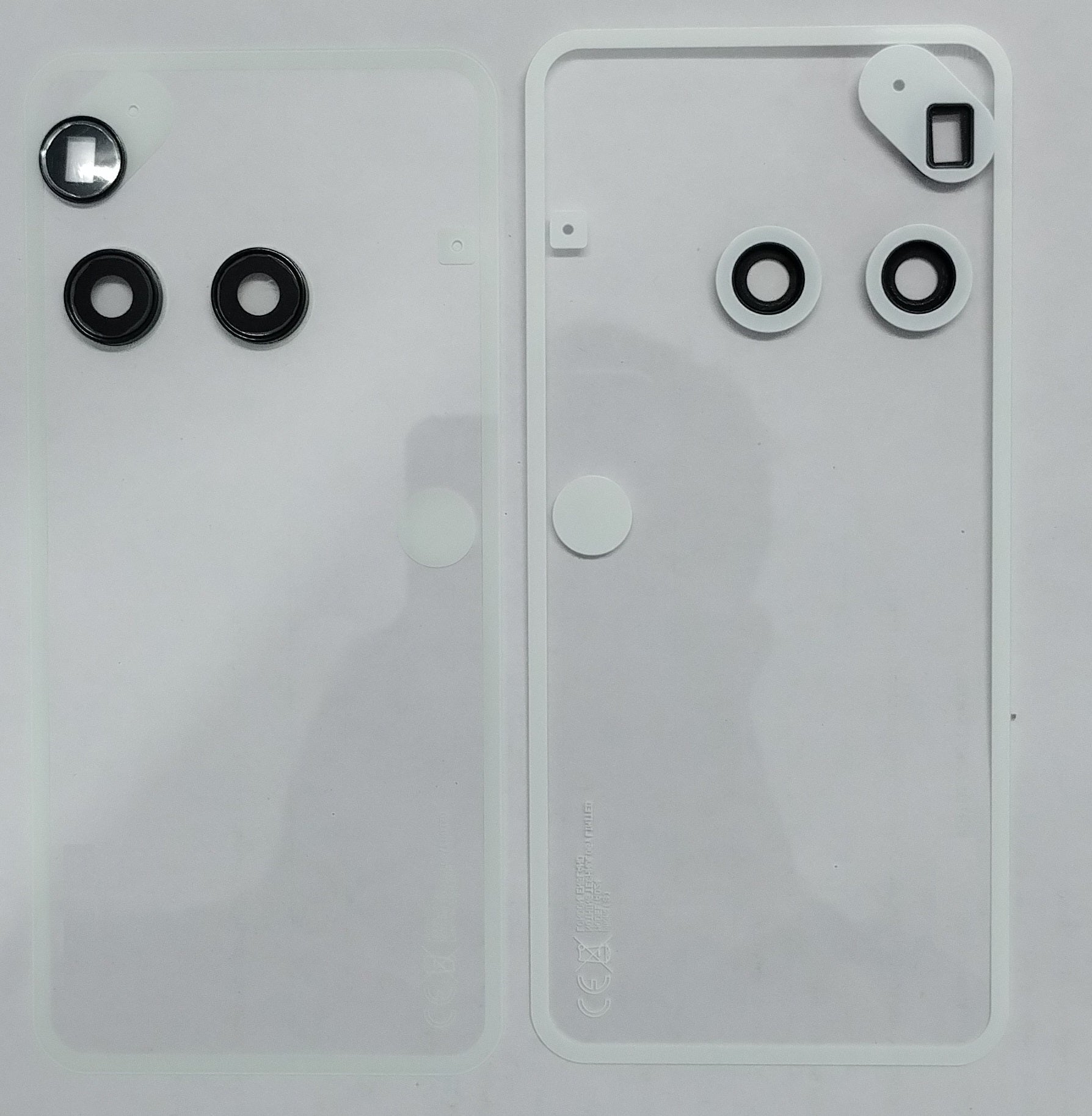 Back Glass Panel for Nothing Phone 3 White with Camera Lens
