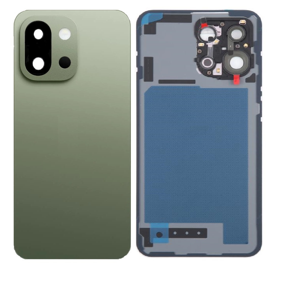 Back Glass Panel for Oneplus 13S Green with Camera Lens