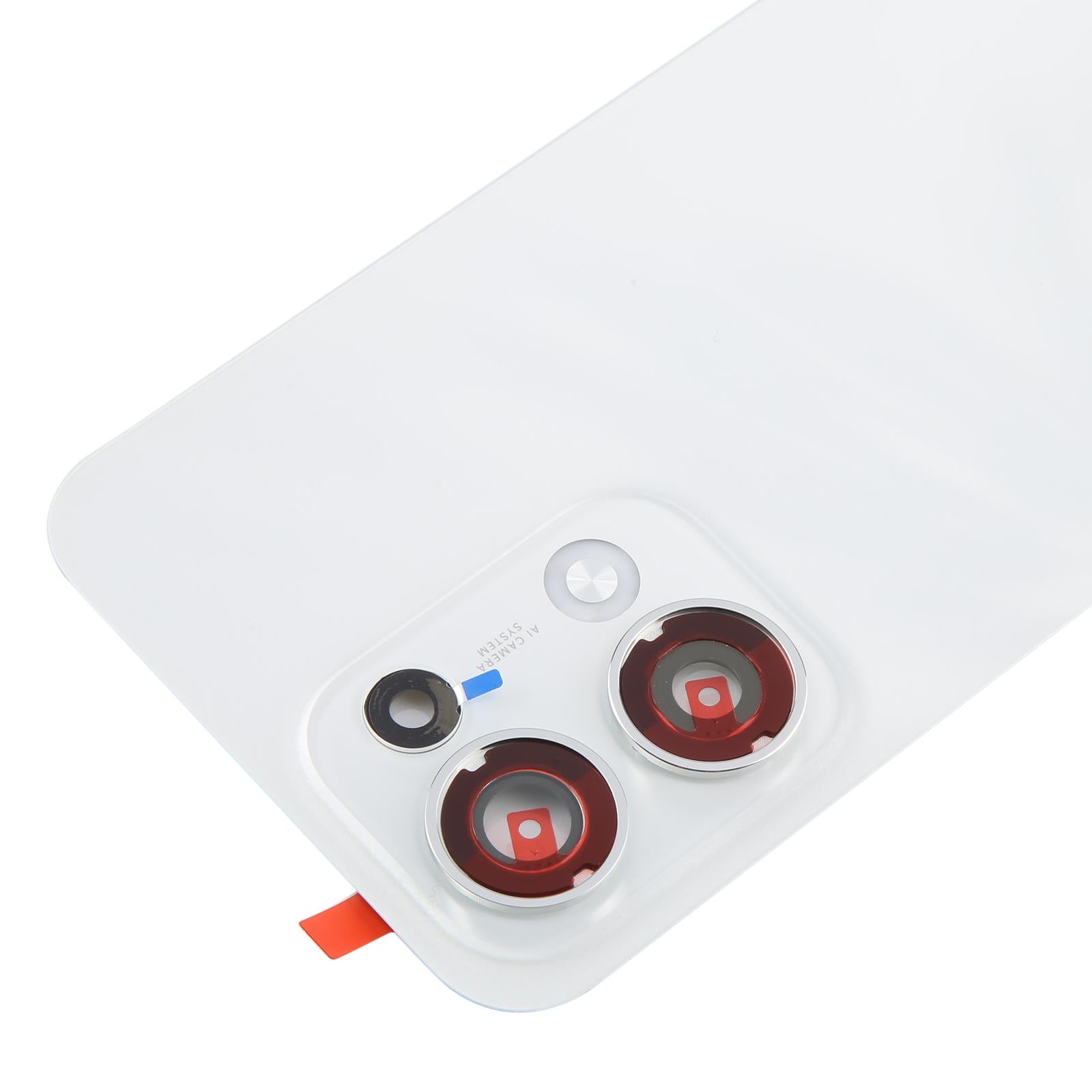 Back Glass Panel for Oppo Reno 13 5G White with Camera Lens - EGFix