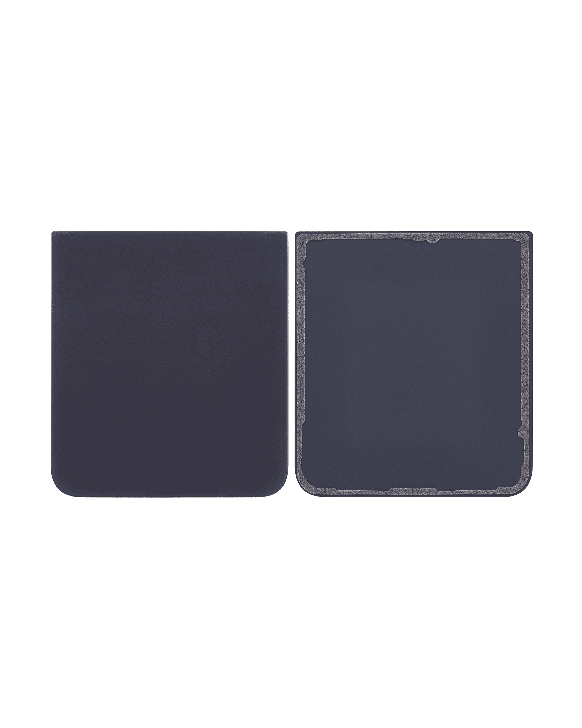 Back Glass Panel for Samsung Z Flip 5 5G Grey Bottom - EGFix
