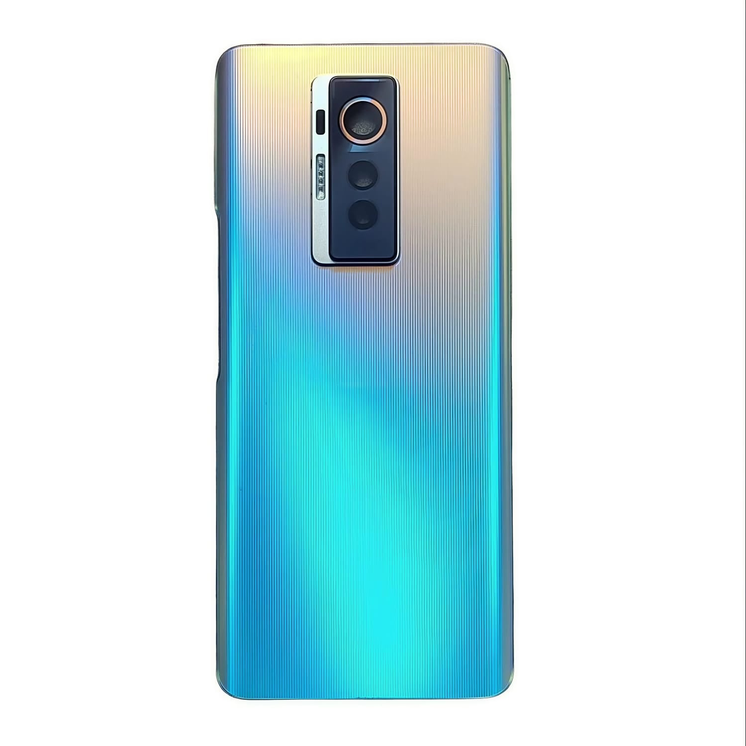 Back Glass Panel for Tecno Phantom X Monet Summer Orange with Camera Lens