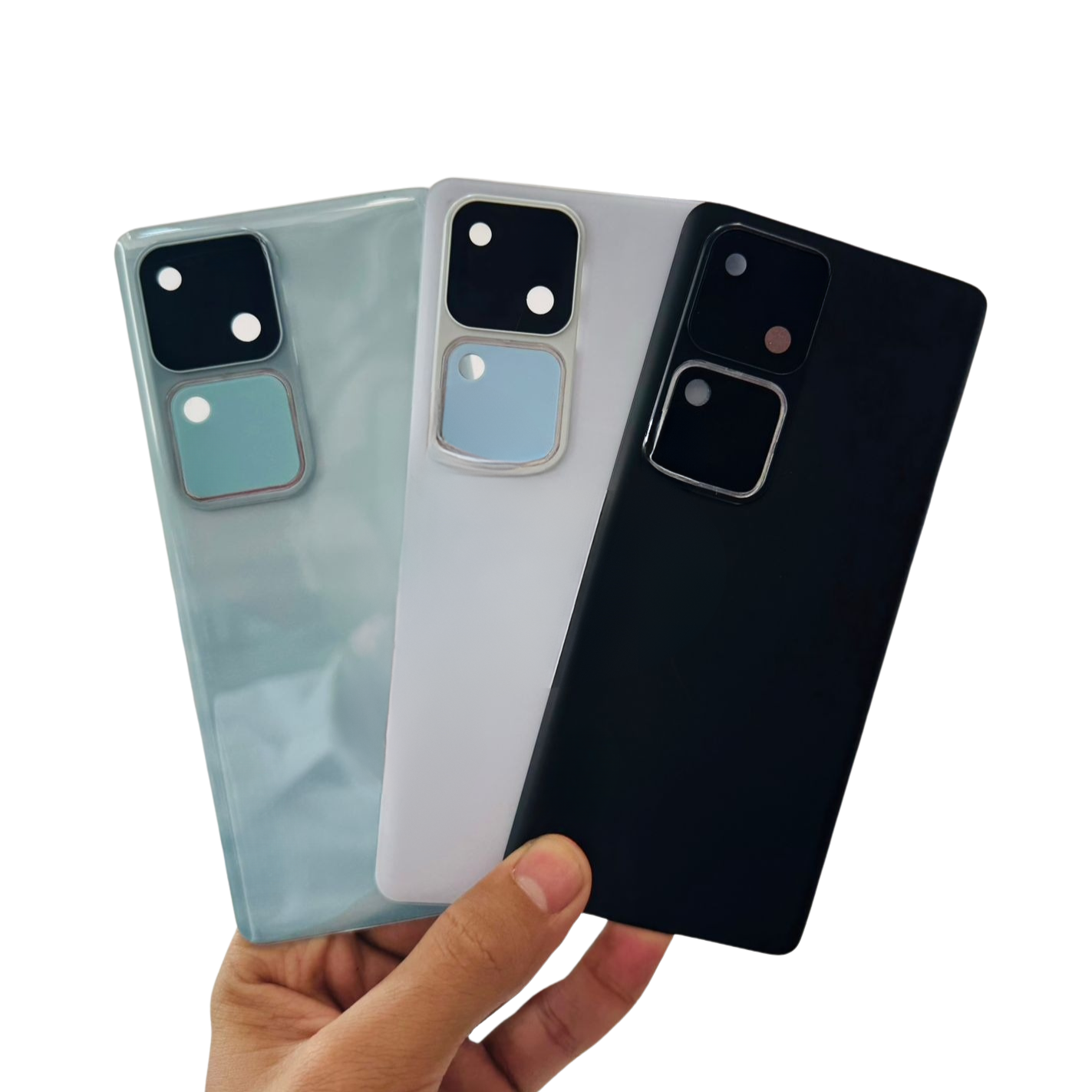 Back Glass Panel for Vivo V30 with Camera Lens - EGFix