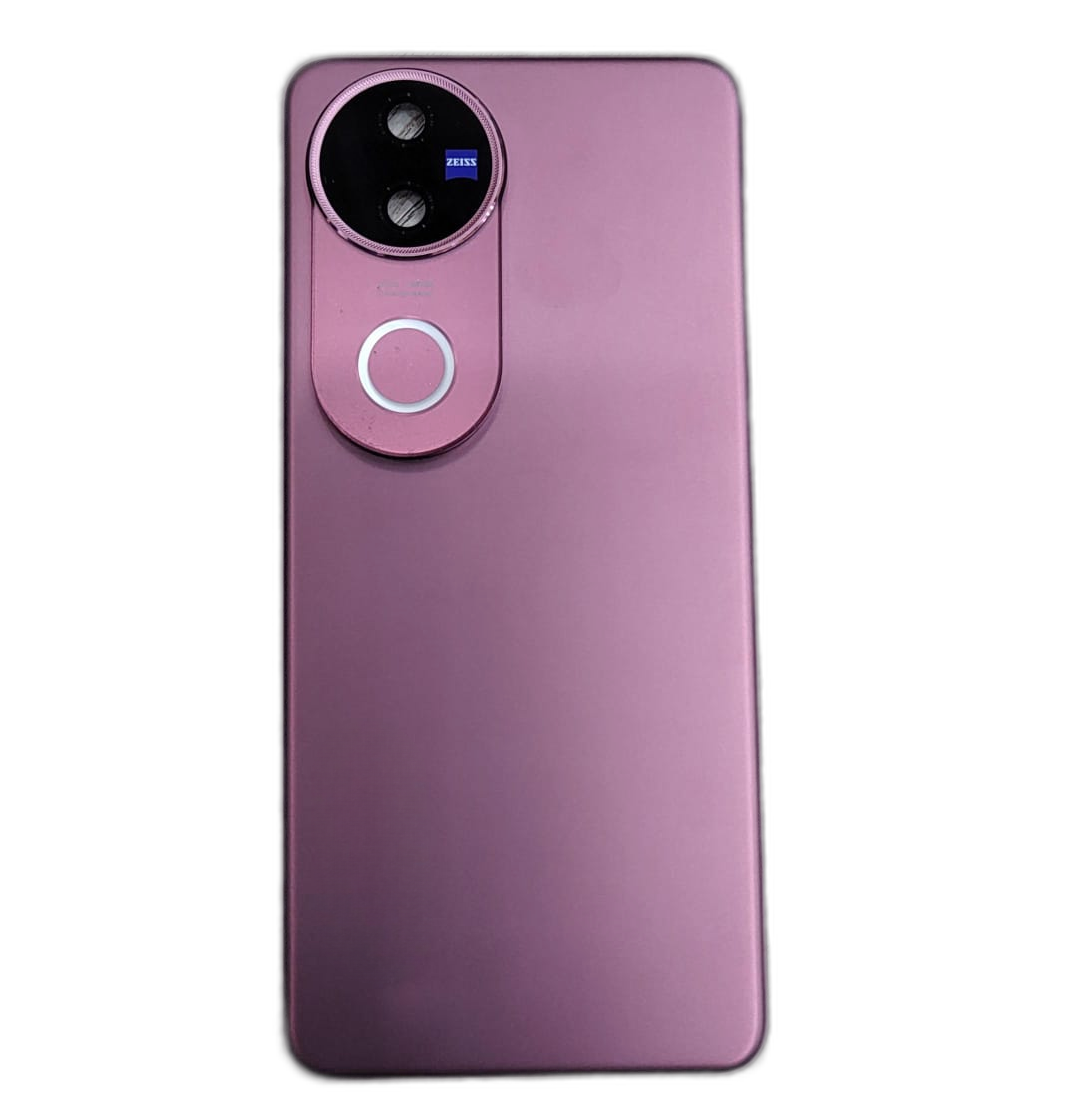 Back Glass Panel for Vivo V50 Rose Red with Camera Lens - EGFix