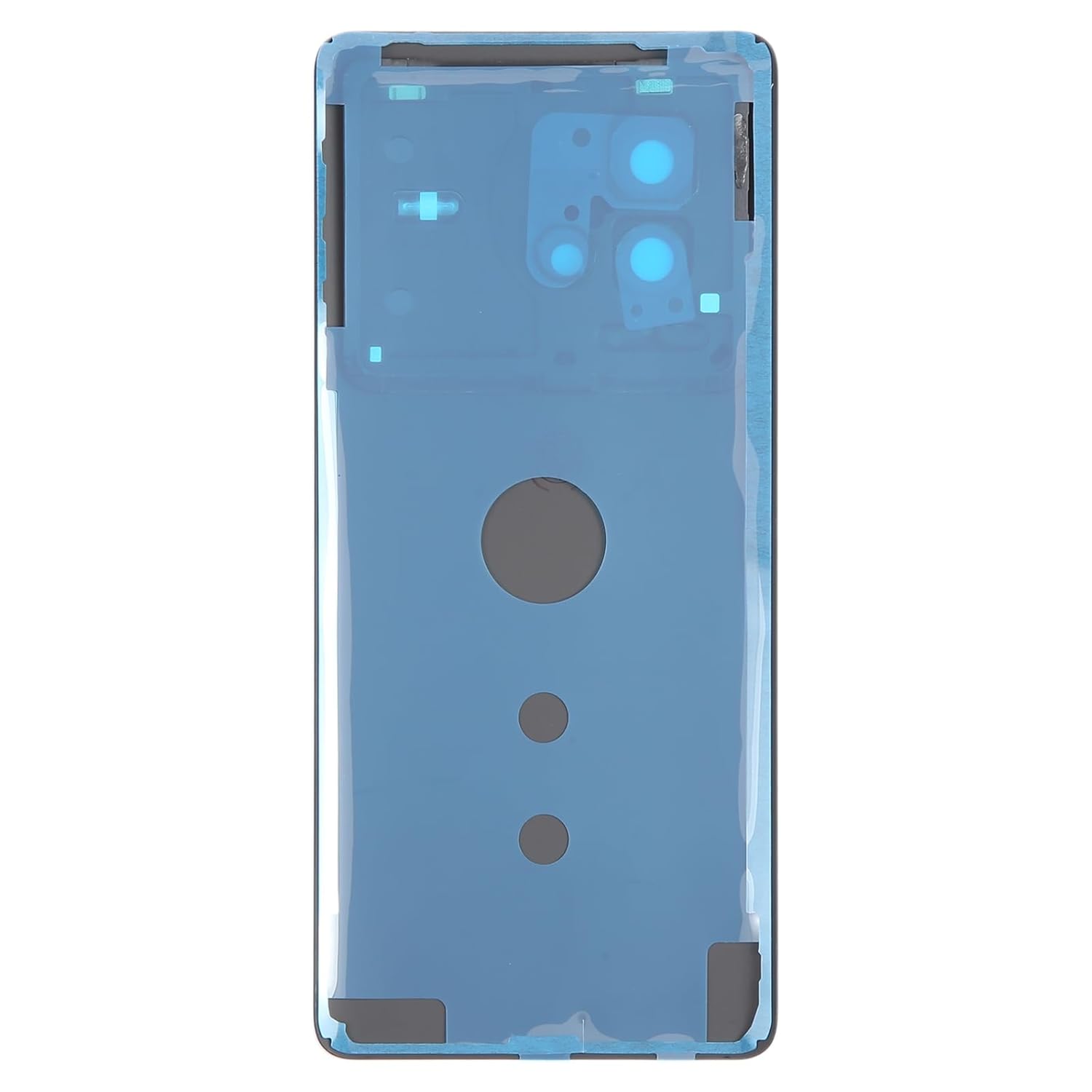 Back Glass Panel Cover For Vivo X80 With Camera Lens Blue