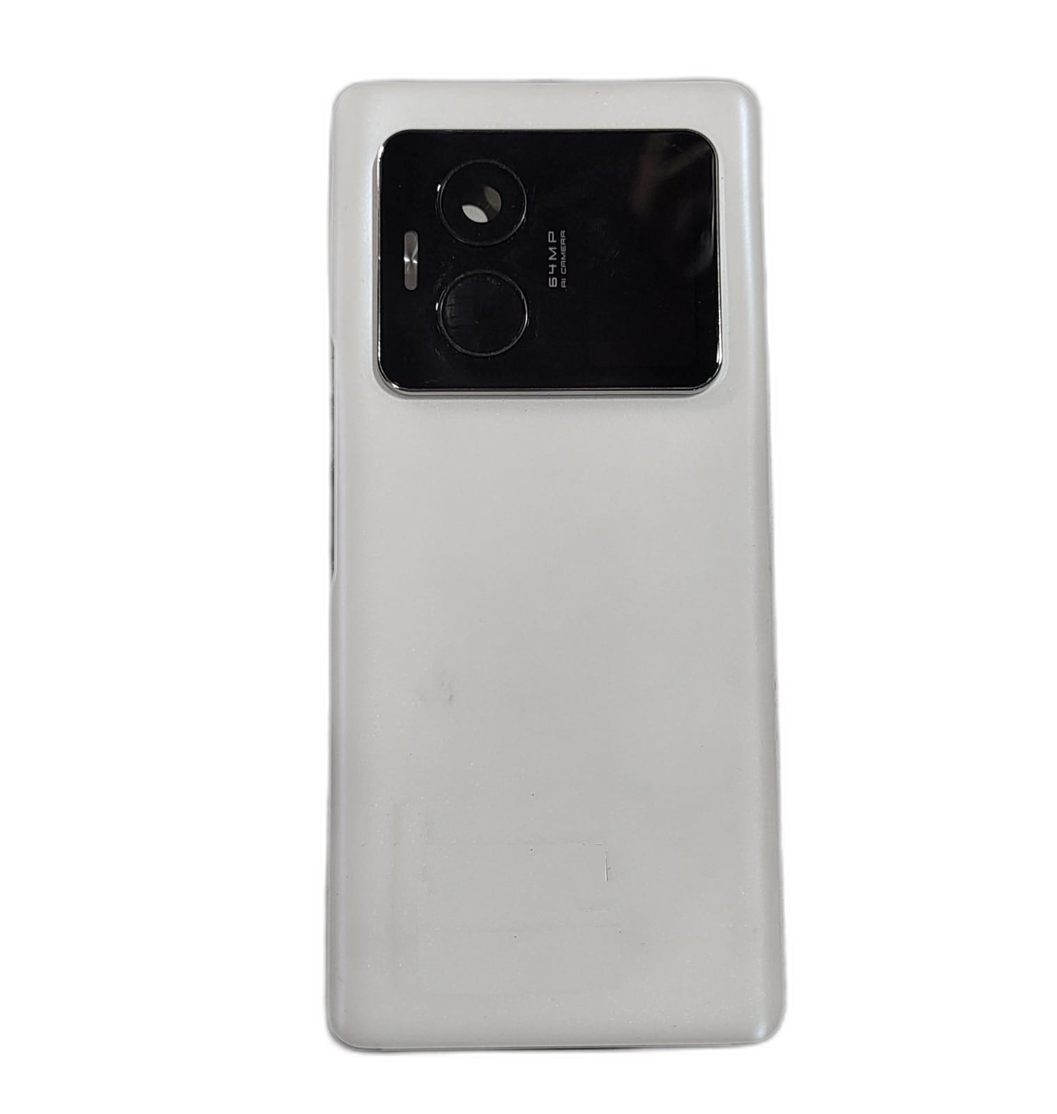 Back Glass Panel with Camera Lens for Lava Blaze Duo White - EGFix