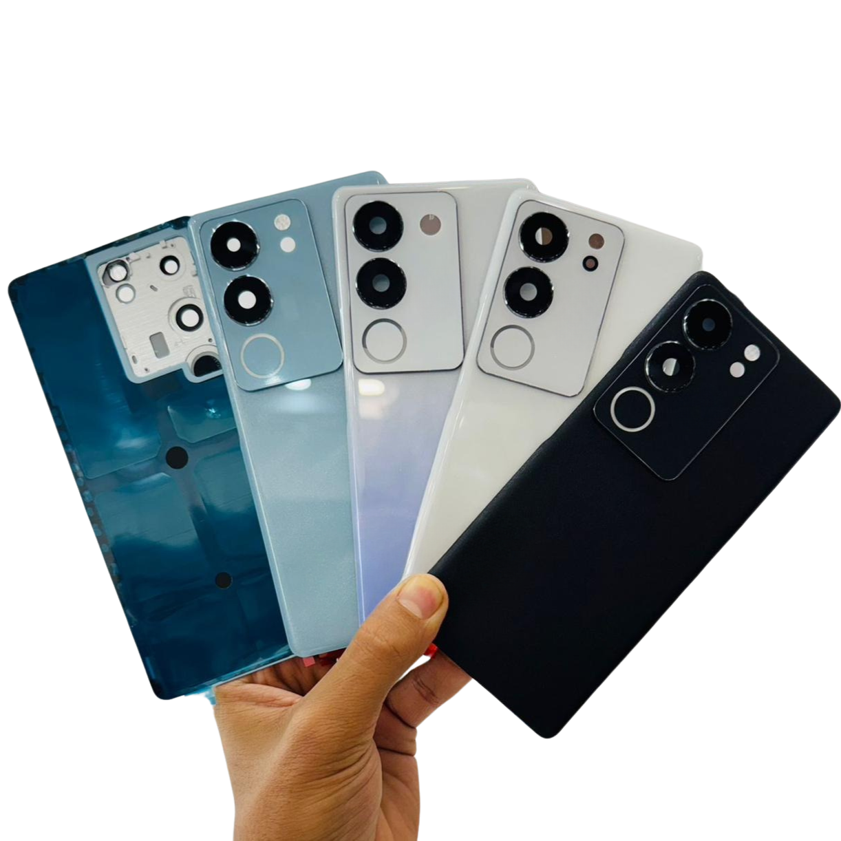 Back Glass Panel for Vivo V29 with Camera Lens - EGFix