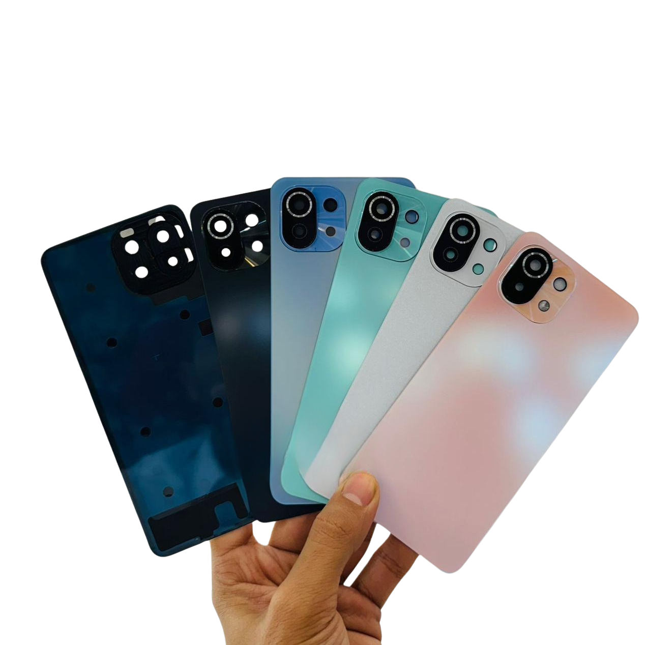 Back Glass Panel for Xiaomi Mi 11 Lite with Camera Lens - EGFix
