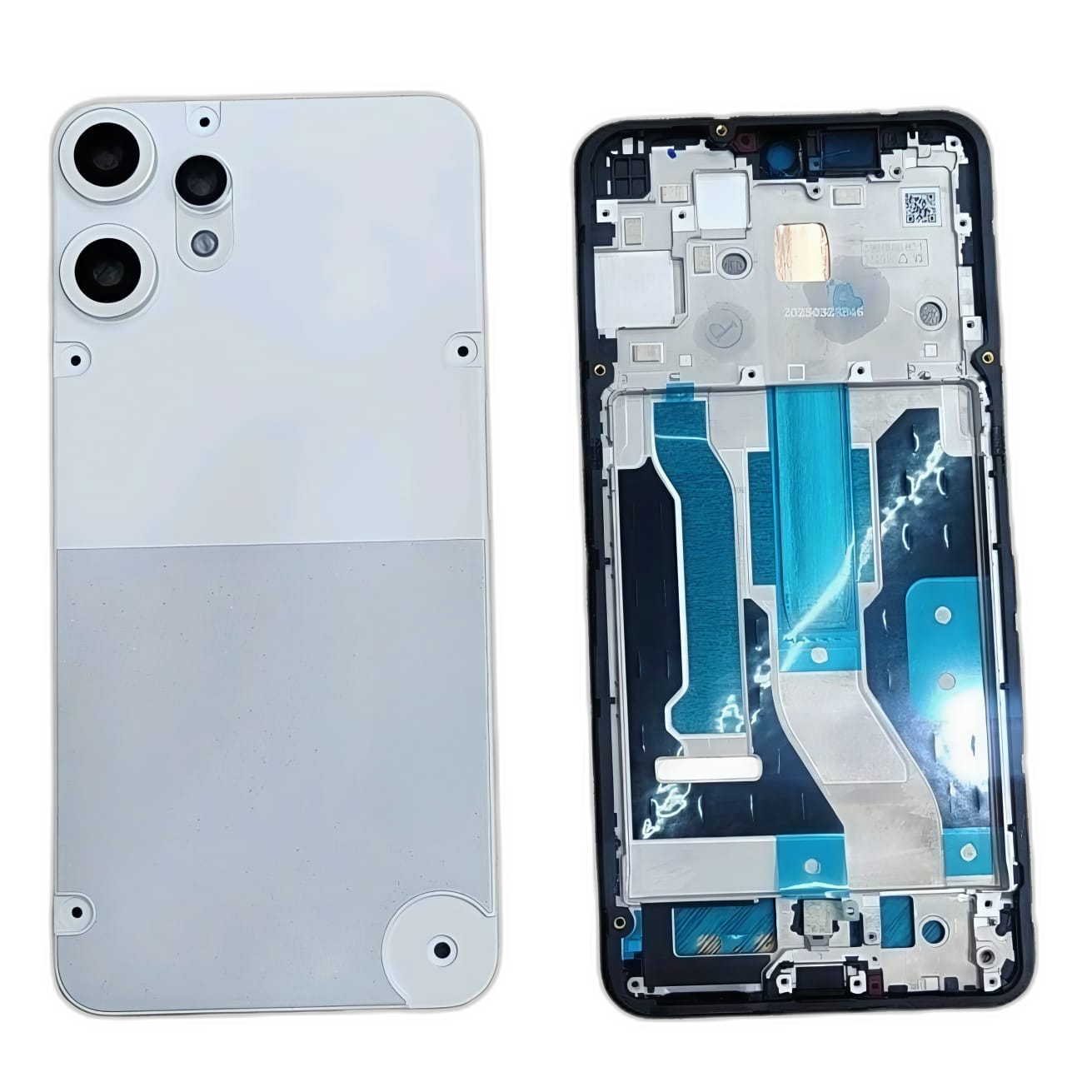 Back Panel Housing Body for CMF by Nothing Phone 2 Pro White - EGFix