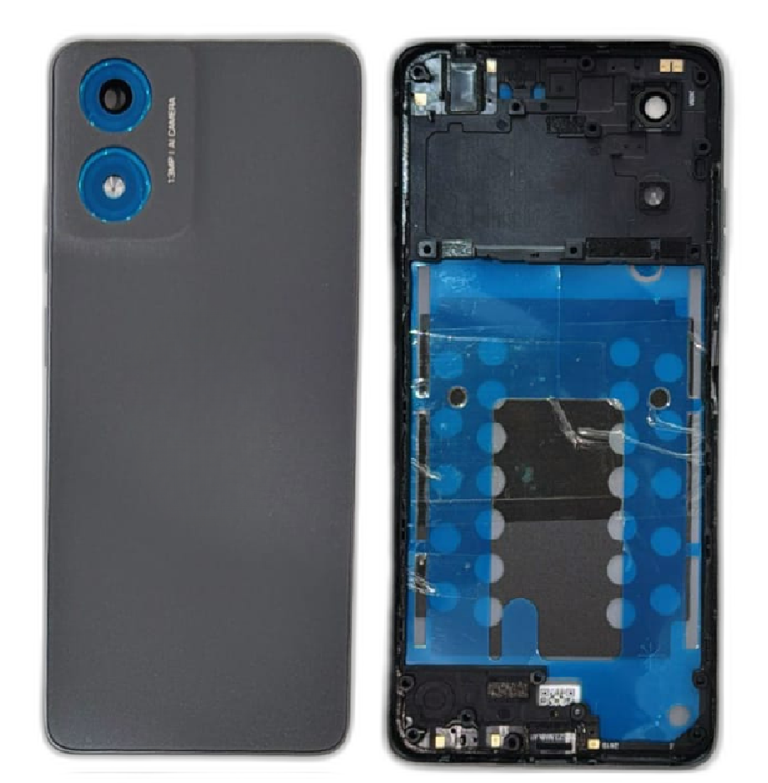Back Panel Housing Body for Motorola Moto E14 Black - EGFix