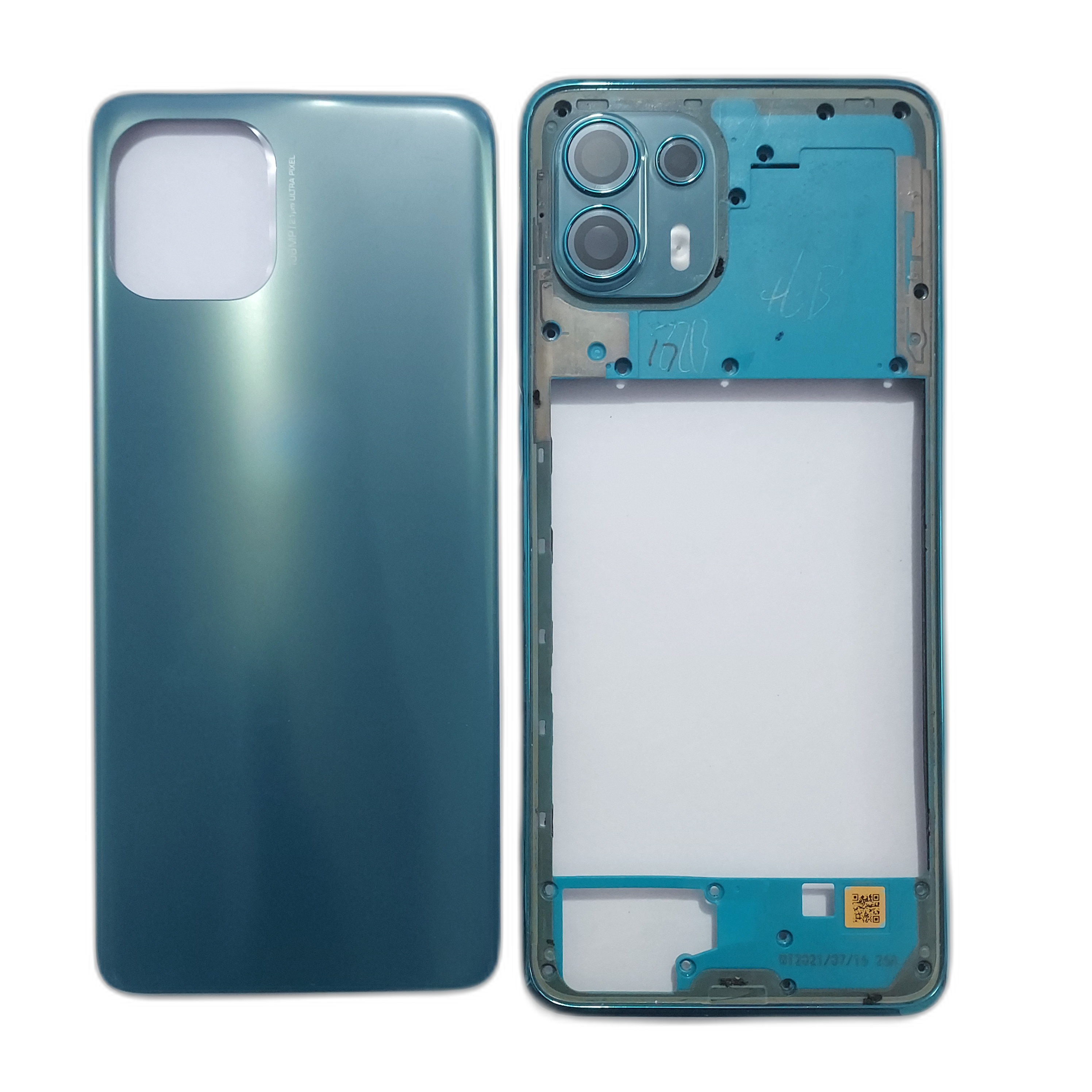 Back Panel Housing Body for Motorola Moto Edge 20 Fusion Green - EGFix
