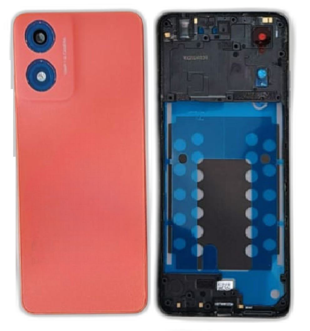 Back Panel Housing Body for Motorola Moto G04 Orange - EGFix