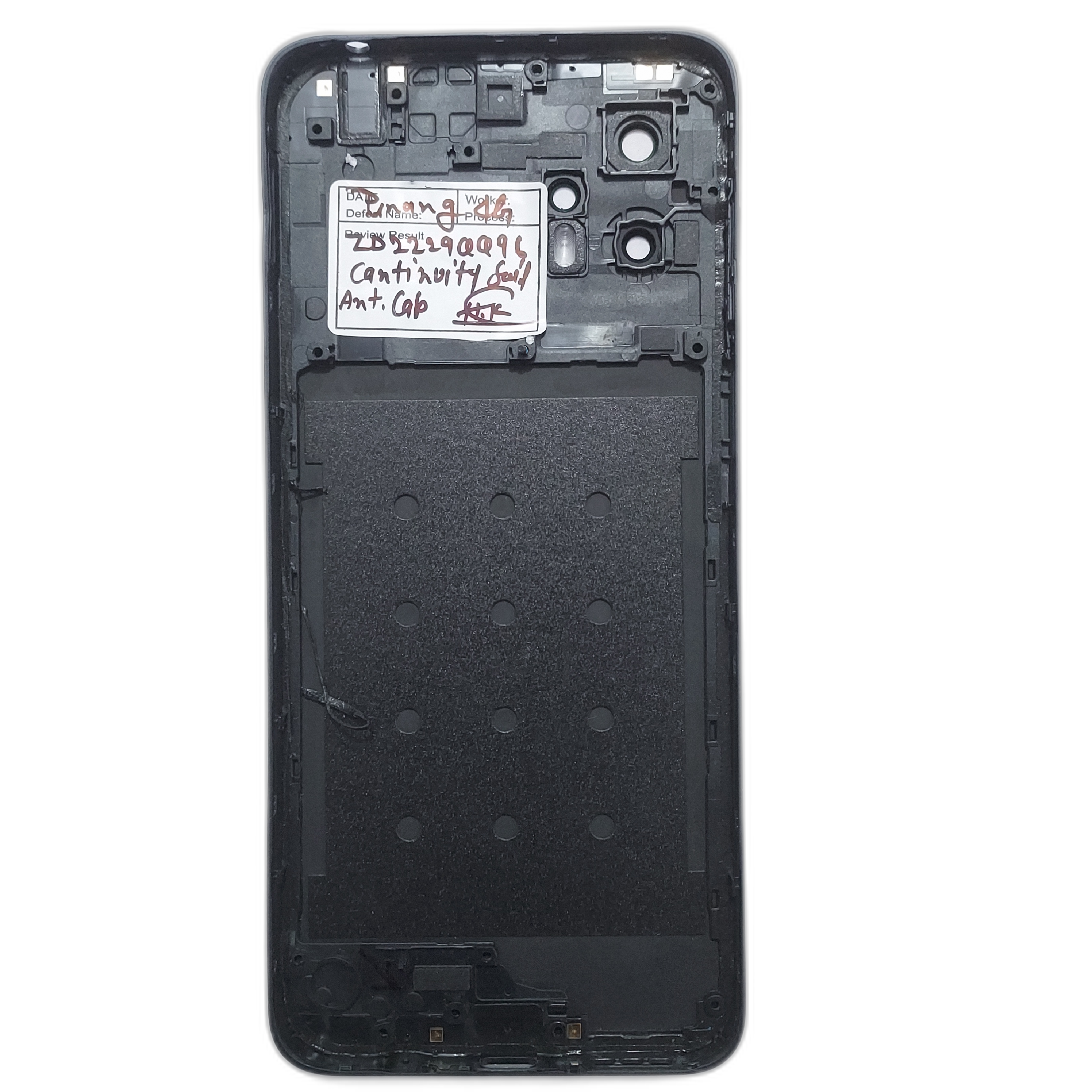 Back Panel Housing Body for Motorola Moto G13 Black - EGFix