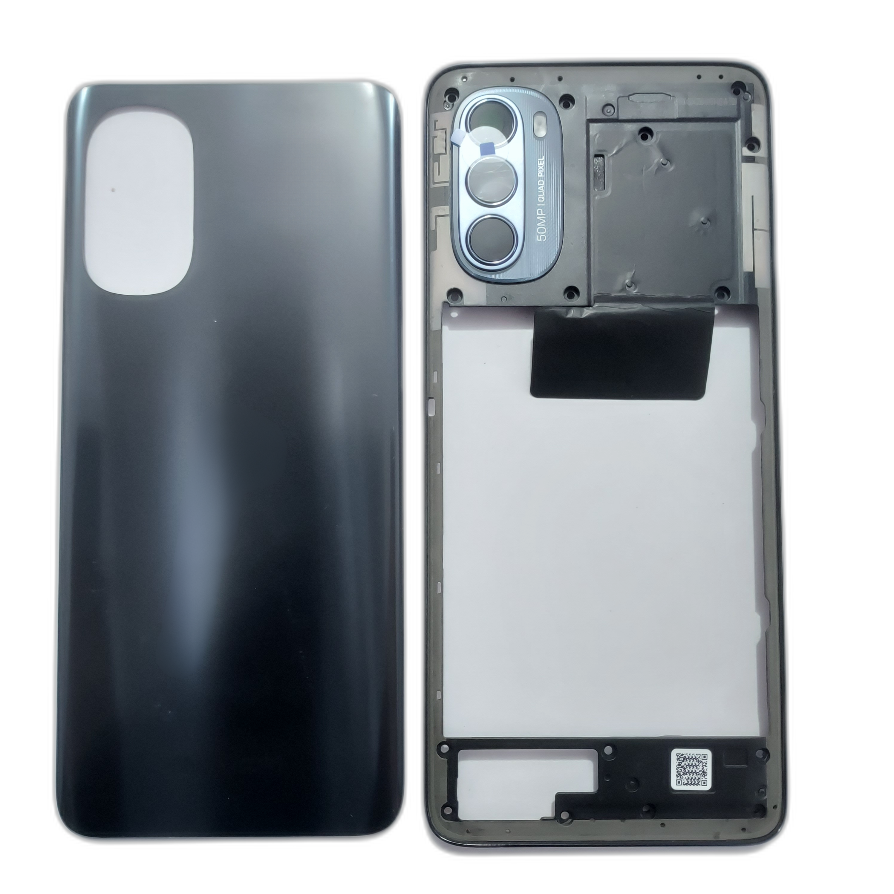 Back Panel Housing Body for Motorola Moto G52 Black - EGFix