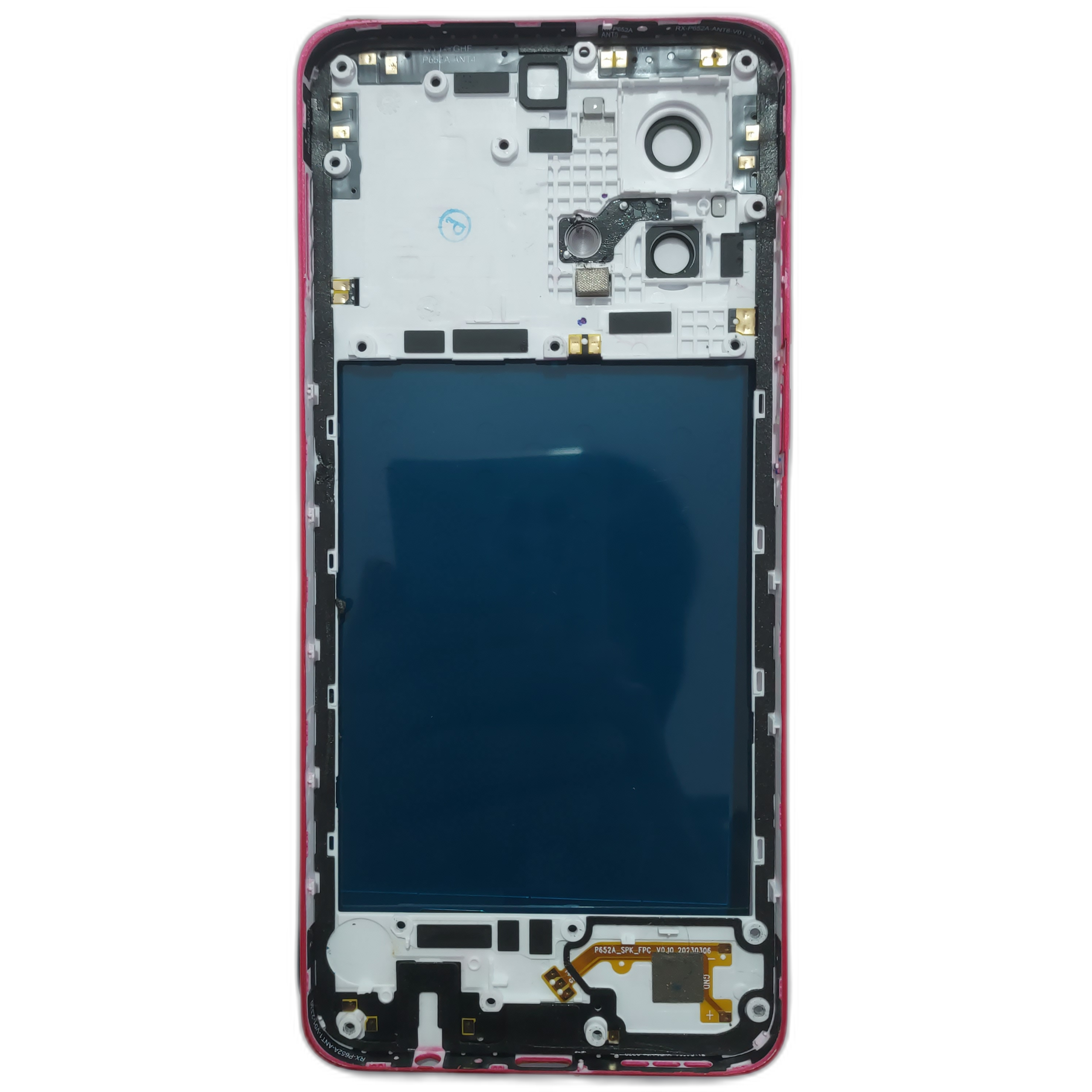 Back Panel Housing Body for Motorola Moto G84 Red - EGFix