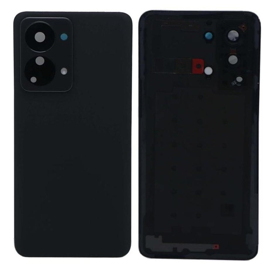 Back Panel Housing Body for Oneplus Nord 2T Black with Camera Lens