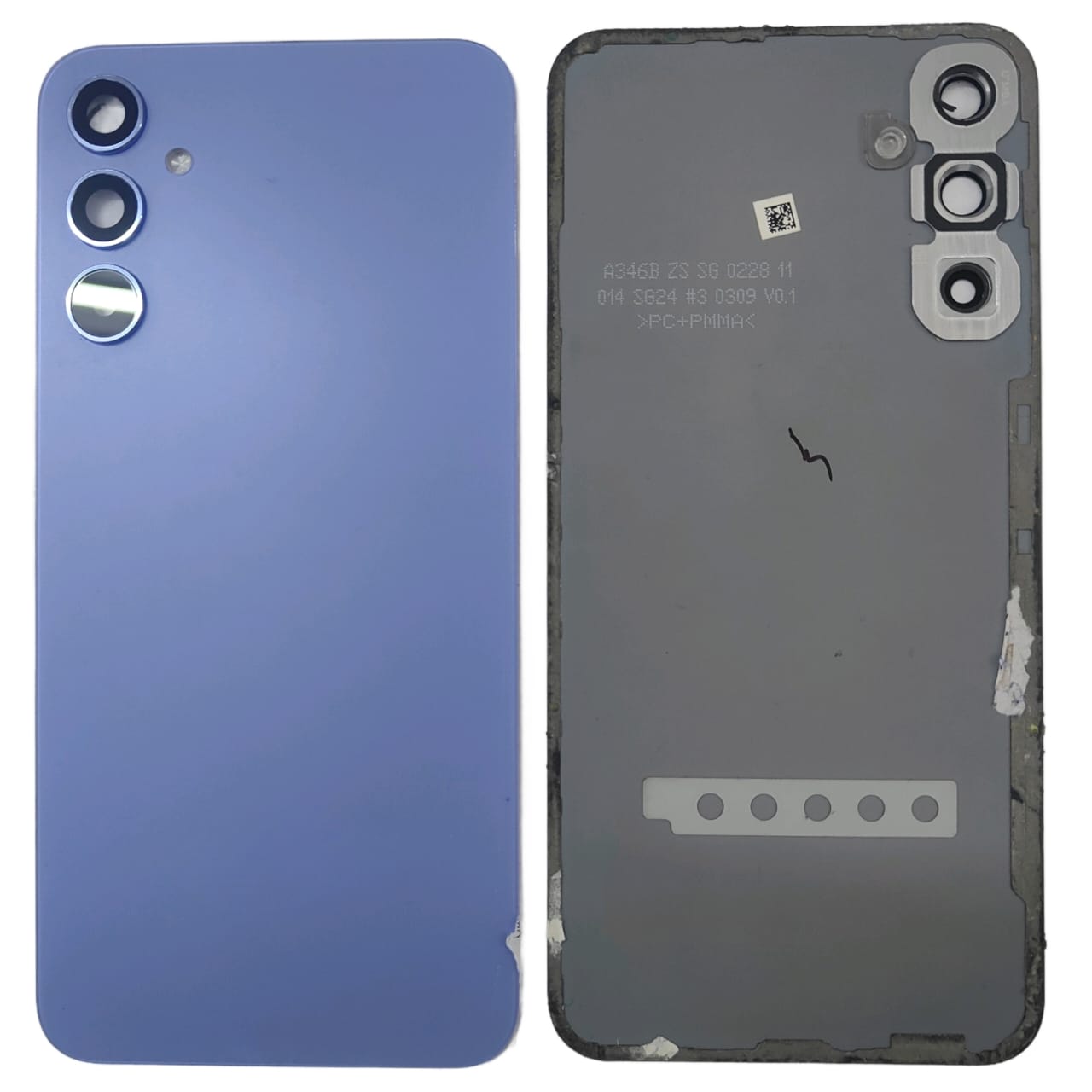 Back Panel for Samsung Galaxy A34 5G Blue with Camera Lens - EGFix