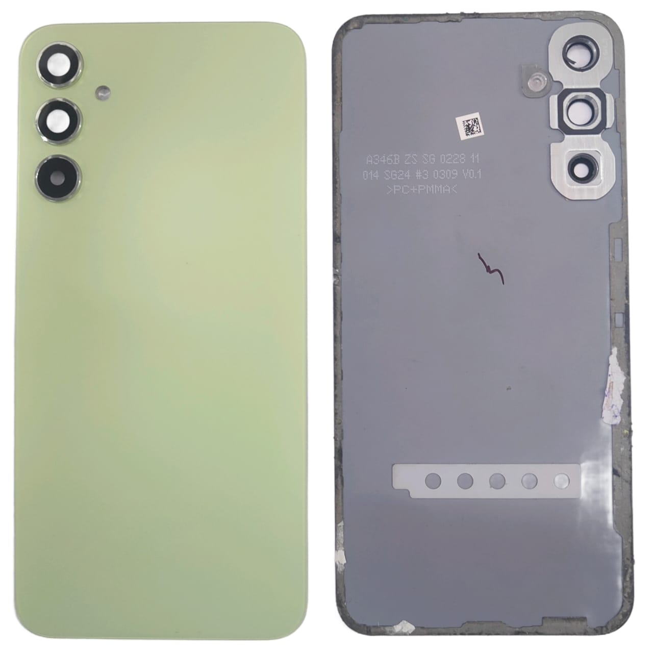 Back Panel for Samsung Galaxy A34 5G Green with Camera Lens - EGFix