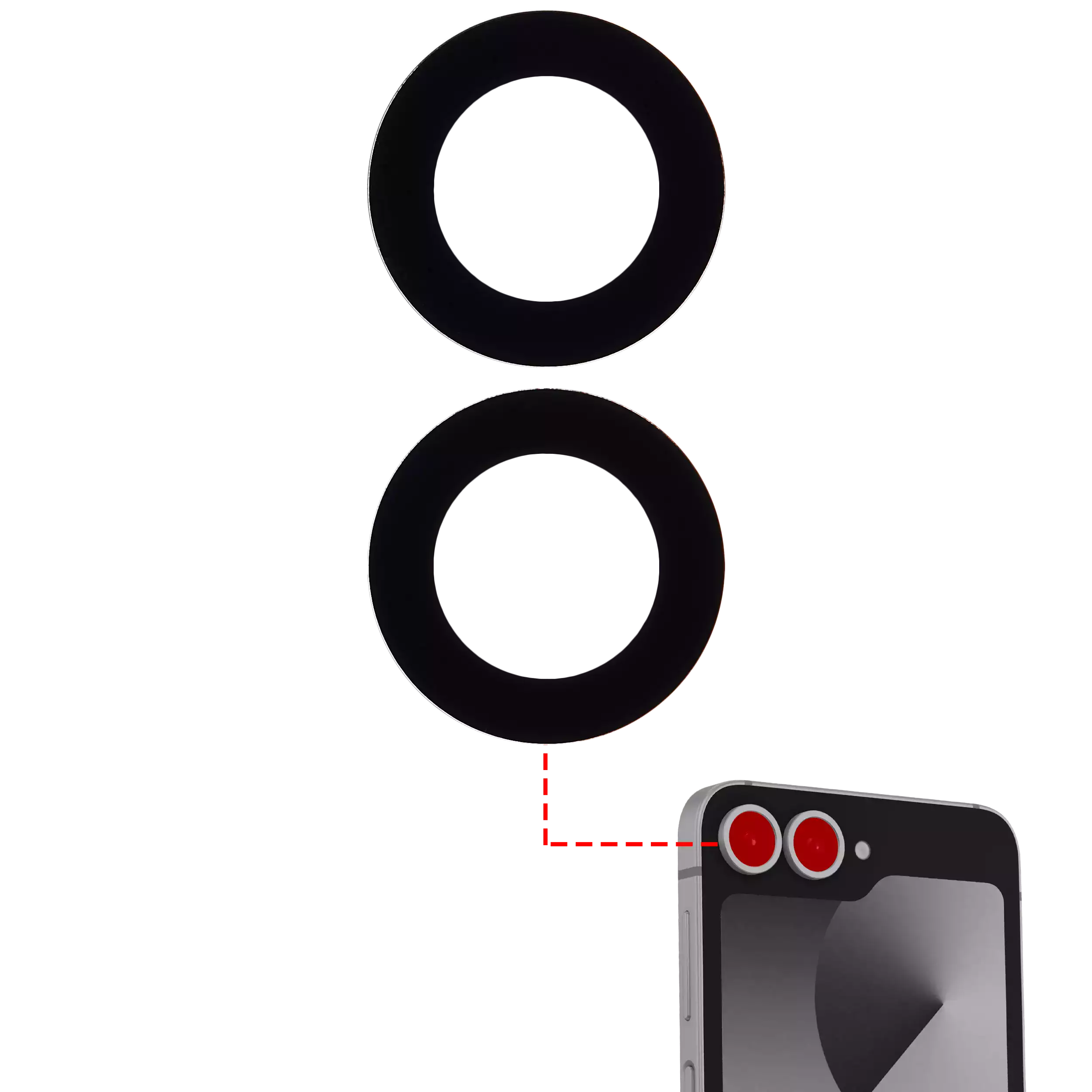 Camera Lens Glass for Samsung Galaxy Z Flip 6 5G - EGFix