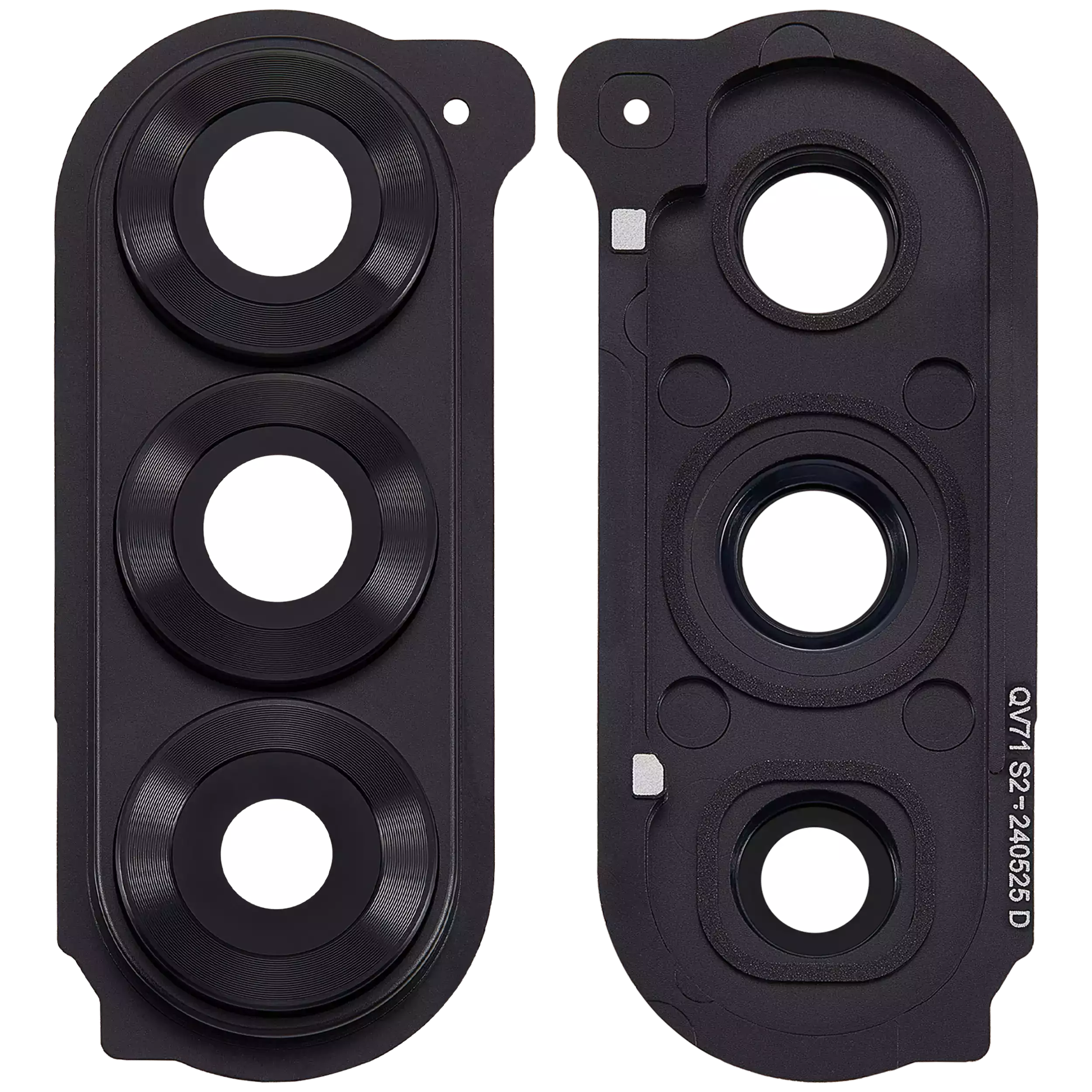 Camera Lens with Frame for Samsung Galaxy Z Fold 6 5G Black - EGFix