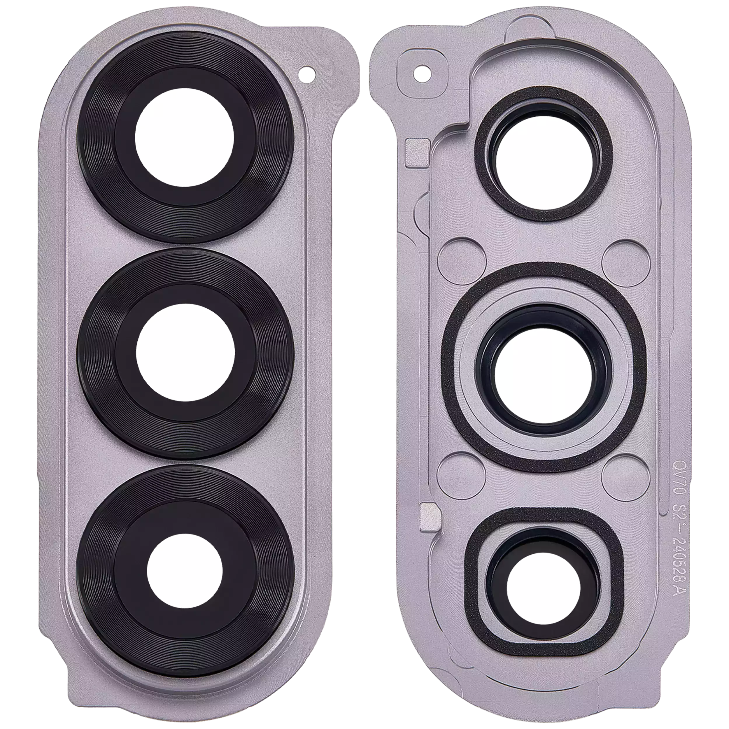 Camera Lens with Frame for Samsung Galaxy Z Fold 6 5G Silver Shadow - EGFix