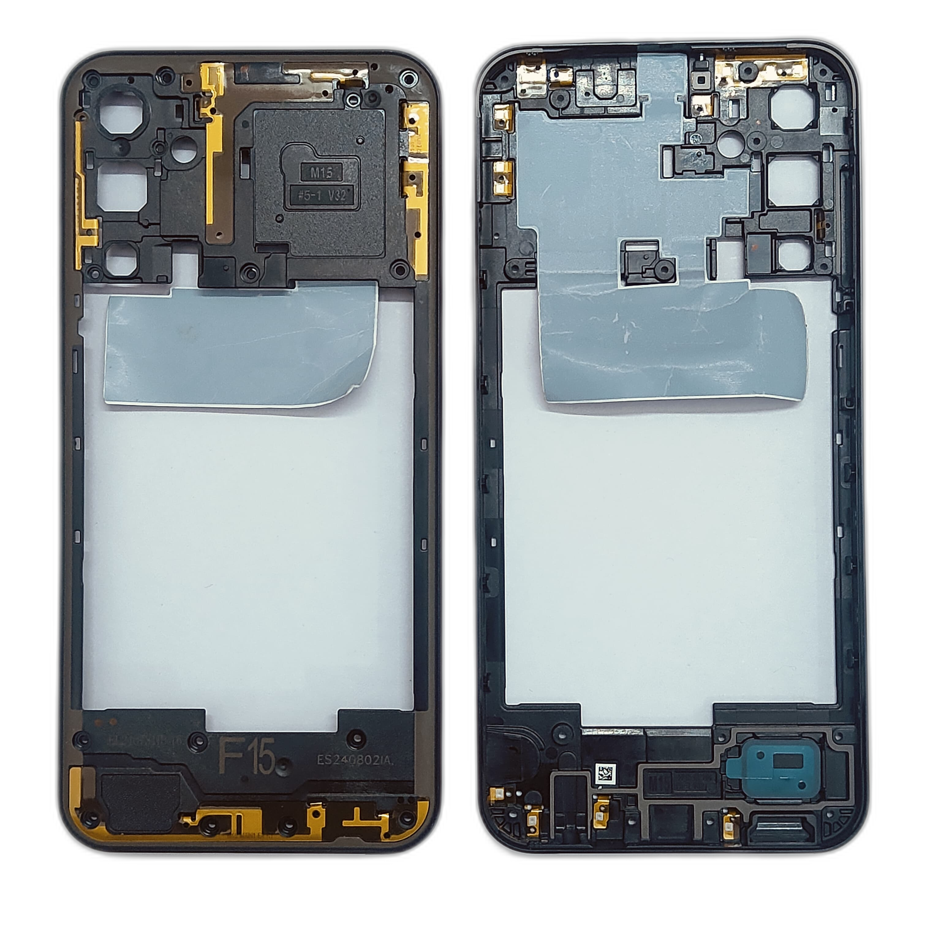 Chrome Bezel Ring Frame for Samsung Galaxy M15 Prime 5G Black - EGFix