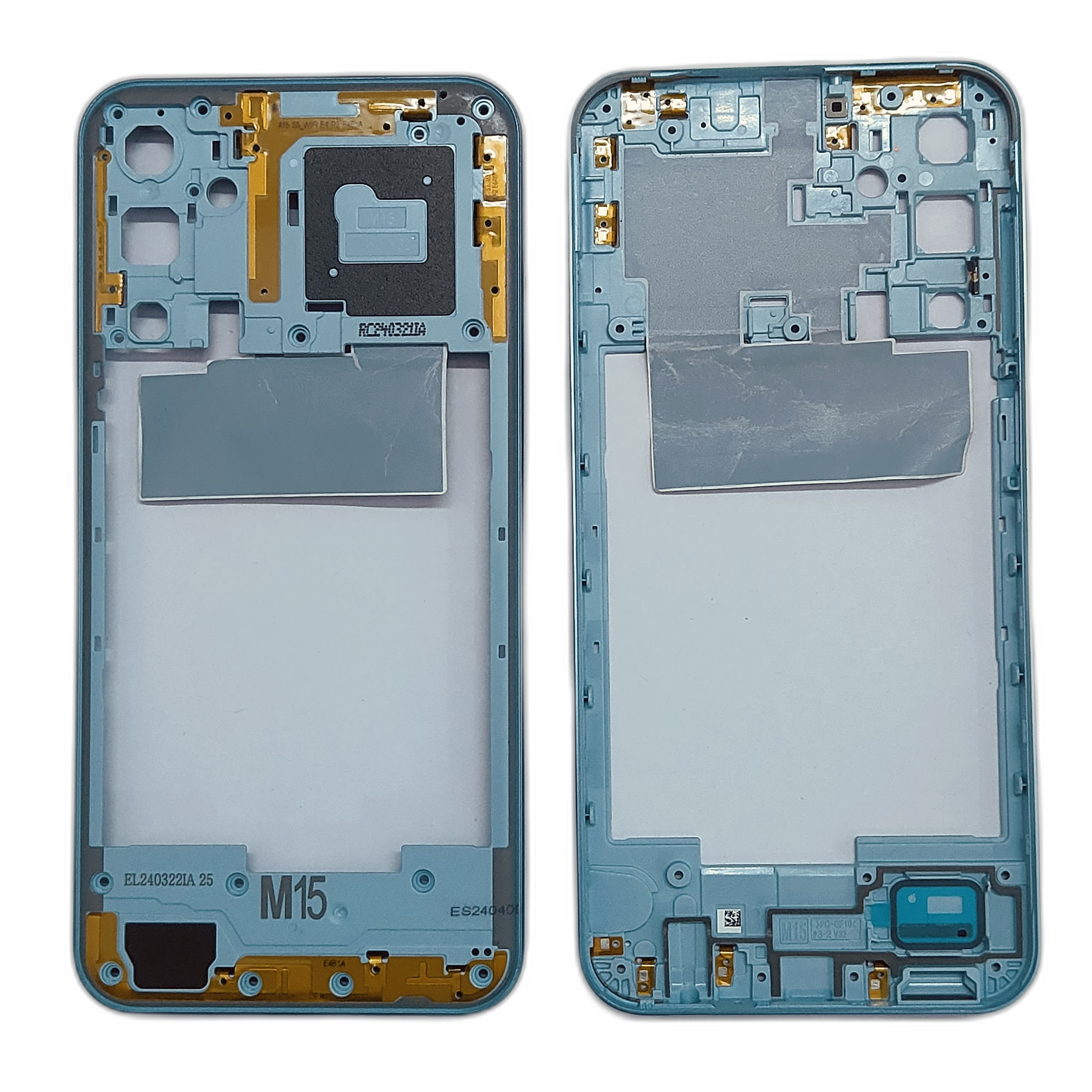 Chrome Bezel Ring Frame for Samsung Galaxy M15 5G Blue - EGFix