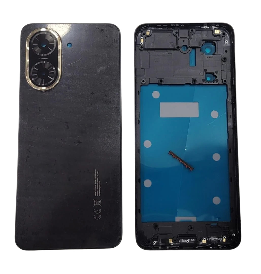 Complete Housing Body Back Panel with Chrome Bezel Ring for Xiaomi Redmi A5