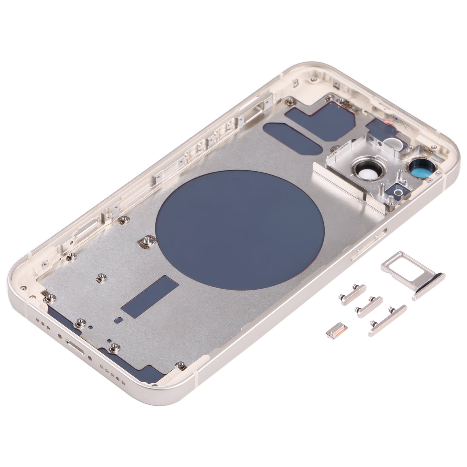 Complete Housing Body for Apple iPhone 13 White with Side Keys Sim Tray and Camera Lens