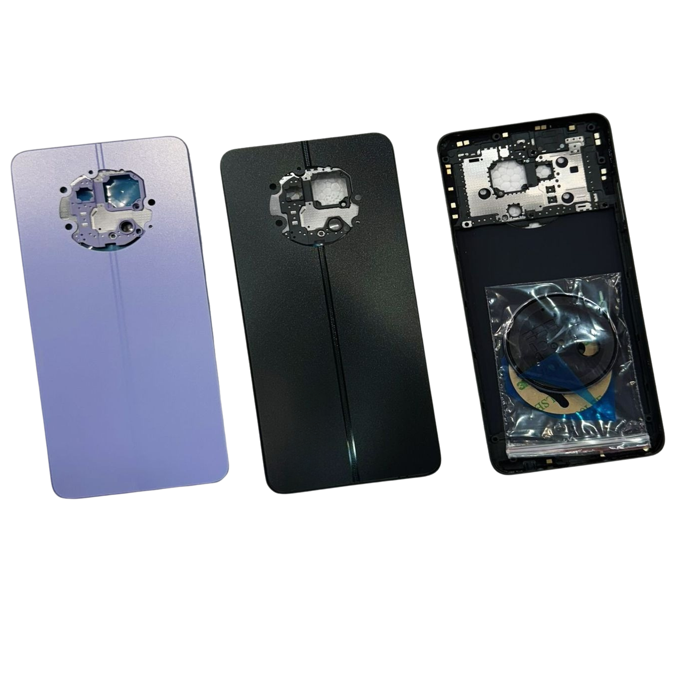 Complete Housing Body for Realme 12X Back Panel and Chrome Bezel Frame - EGFix